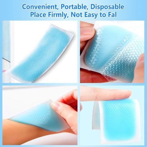 Pack of 6 Anti Fever Cooling Patch, Fast Pain Relief Patches, Long Lasting