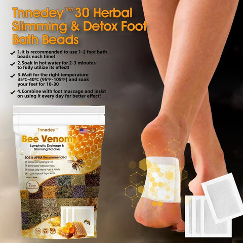 Bee Venom Lymphatic Drainage Foot Patches 🌿